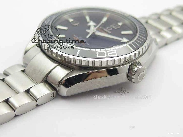 1225 Planet Ocean 2016 43.5mm SS Black Bezel BP 1:1 Best Edition Black Dial On SS Bracelet A WellDesigned 8195